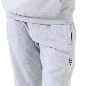 <b>Men</b> light <b>grey</b> pullover hoodie fleece tracksuit long sleeve <b>sweatshirt</b> and joggers casual streetwear winter fashion outfit - Product Image 6