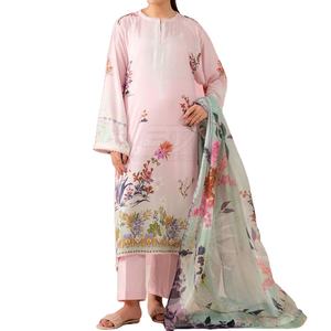 Traje Pakistaní Informal Ligero de 2 Piezas en Algodón, Talla Adulto, Shalwar Kameez de Algodón Pakistaní - Product Image 1