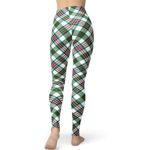 Leggings de mujer de cintura alta de doble bolsillo Legging Leggings sin costuras con tela personalizada - Product Image 1