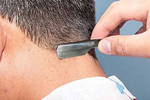 Rasoirs pliants de barbier à bord droit en acier inoxydable Rasoir de salon de coiffure - Product Image 5