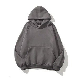 Sweat-shirts à capuche surdimensionnés pour la vente en gros, sweats-shirts à capuche unisexes personnalisés, 450GSM, streetwear décontracté, 100% coton, pour hommes - Product Image 6