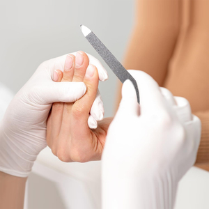 Kit de limes à ongles de conception classique 5.31 pouces en acier de qualité chirurgicale limes à ongles avec poignée en plastique - Product Image 6