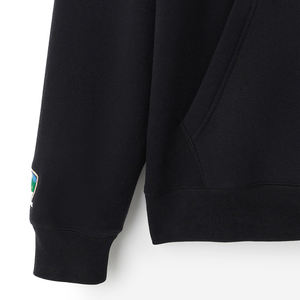 Sweat à capuche unisexe en molleton de coton premium épais, pull d'hiver pour homme, style streetwear avec applique brodée, couleur unie, personnalisable - Product Image 5