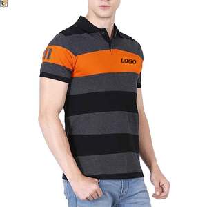 Polo tricoté survêtements séchage rapide haute qualité personnalisé hommes Polo pour Sport 100% coton hommes chemises de golf brodées - Product Image 1