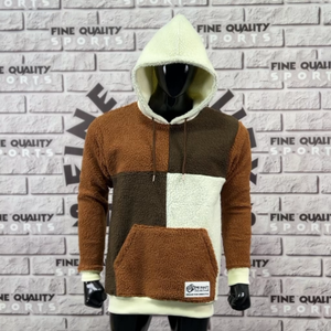 Sweat à Capuche Sherpa en Fausse Fourrure avec Logo en Caoutchouc Personnalisé, Design Brodé, Streetwear Unisexe, 2025 Coton, Nouveauté 100% Style - Product Image 2