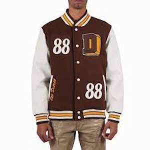 Chaqueta personalizada para hombre, chaqueta de equipo universitario bordada - Product Image 1