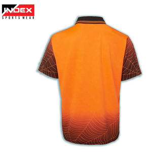 Camiseta de Golf de Alta Calidad para Hombre, Impresión de Serigrafía Personalizada en la Parte Delantera, Logotipo, Material de Spandex/Poliéster, Secado Rápido y Transpirable - Product Image 3