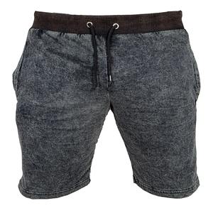 High Street Style Summer <b>Shorts</b> Quick Dry Jogging Vintage Distressed Acid Washed Baggy <b>Shorts</b> for <b>Men</b> Solid Pattern Decoration - Product Image 1