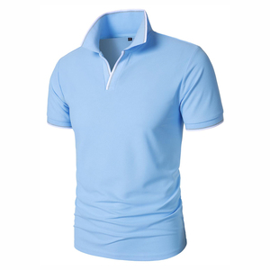 Polo uni Prix d'usine Coupe ajustée Performance Polo homme Polo personnalisé Polo lourd - Product Image 2
