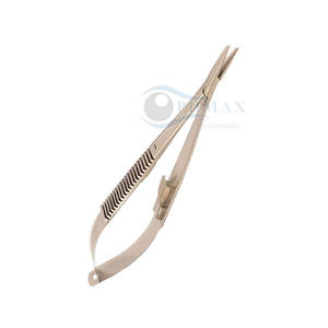 ที่ใส่เข็มที่กระจกตาแบบนำกลับมาใช้ใหม่เครื่องมือที่ใช้ในการผ่าตัดเครื่องมือที่ใช้ที่ยึดเข็มที่กระจกตาโค้งสำหรับการเย็บที่แม่นยำ - Product Image 3