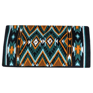 Manta de sillín occidental personalizada, almohadilla de lana para montar a caballo de alta calidad, superventas, manta ecuestre hecha en la India - Product Image 1