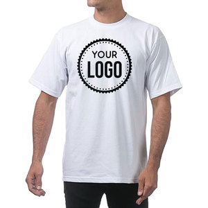 Pro Club เสื้อยืดคอกลมแขนสั้นสำหรับผู้ชาย, เสื้อยืดคอกลมแขนสั้นผ้าฝ้ายออกแบบโลโก้ได้ตามต้องการ - Product Image 2