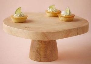 ที่ตั้งเค้กไม้มะม่วงทำด้วยมือพร้อมเคลือบเงาสำหรับร้านอาหารคาเฟ่และโต๊ะขนมการนำเสนอด้วยราคาที่ดีที่สุด - Product Image 3