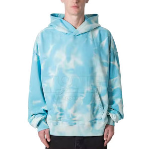 Dernier Style Nouvelle Arrivée Personnalisé Couleur Tie Dye Hoodies Coton Polyester Prix de Gros Tie Dye Hoodies - Product Image 2