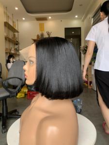 Peluca Bob Recta de Cabello Virgen Vietnamita con Puntas Completas, 10 Pulgadas, Color Natural, Precio al por Mayor - Product Image 5
