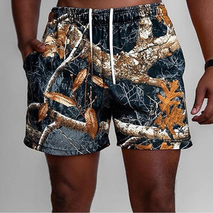 Shorts pour hommes Trimpo Sports, taille mi-haute, logo personnalisé, couleur unie de qualité supérieure, imperméables et à séchage rapide - Product Image 3