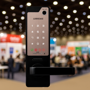 Evernet LH820F-NK Thông Minh Lỗ Mộng Khóa Kỹ Thuật Số Khóa Cửa Vân Tay Mật Khẩu Key Công Nhận Thép Cửa An Ninh Nhà Làm Hàn Quốc - Product Image 1