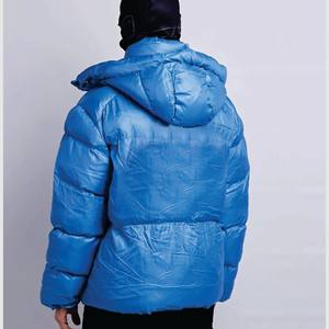 Vente chaude Drop Shoulder 100% coton surdimensionné personnalisé bouffée impression couture couleur bloc pull à capuche - Product Image 5