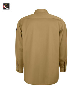 Camisas de trabajo de soldadura para hombres Fr ignífugos soldador ropa 100% algodón Frc resistente al fuego camisas de manga larga occidentales - Product Image 2