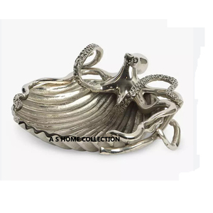 Bol à fruits secs en métal au design feuillage, décoratif, pour noix, en-cas, bonbons, ensemble de 3 pièces, durable - Product Image 3