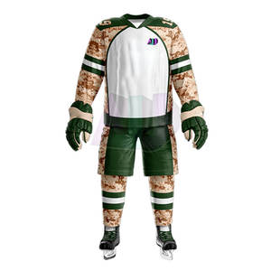 Service OEM d'uniformes de hockey sur glace professionnels, légers, durables, confortables, couleurs et tailles personnalisables, pour les matchs sportifs d'équipe - Product Image 4