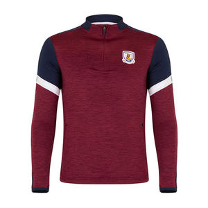 Parte superior de media cremallera de poliéster de alta calidad para fútbol gaélico y Hurling para clubes deportivos GAA - Product Image 4