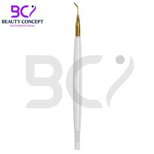 2026 White Color With Golden Curved Shape Tip Good Seller <b>Separator</b> <b>Lash</b> Tinting Best Seller <b>Lash</b> Lifting Tools - Product Image 2