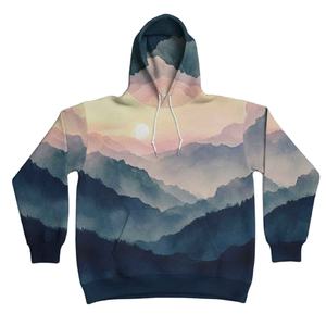 Sweat à capuche d'hiver 100 % coton personnalisé avec logo par sublimation pour homme – Polaire doux et chaud, confortable, idéal pour la promotion de votre marque - Product Image 1