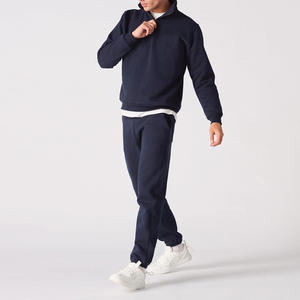 Sweat-shirt à fermeture éclair vintage pour homme, veste zippée à manches longues, pull d'entraînement athlétique décontracté, vêtements de sport en polaire XS pour l'hiver - Product Image 3