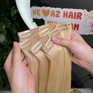 คลิปหนีบผมแบบไม่ไหลสีปรับแต่งได้สำหรับต่อผมมนุษย์จัดส่งทั่วโลก - Product Image 6