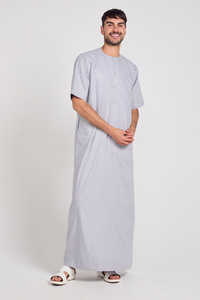 Jubbah cómodo para hombres 2024 última colección Jubba árabe elegante para hombres Thobes Venta caliente thobes Jubbah para hombres - Product Image 6