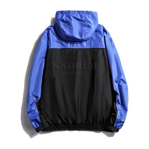 2025 Men's High Street Style Hooded Windbreaker <b>Jackets</b> New Season Winter Collection Low MOQ Wholesale - Product Image 2