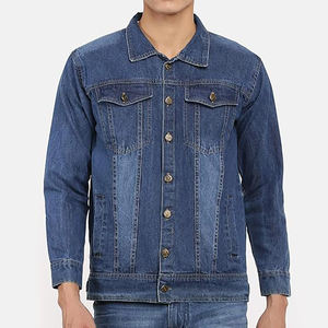 Nouveaux vêtements d'extérieur pour hommes, vestes en jean confortables et élégantes pour hommes, vestes en coton de haute qualité, vestes en jean avec logo personnalisé - Product Image 4