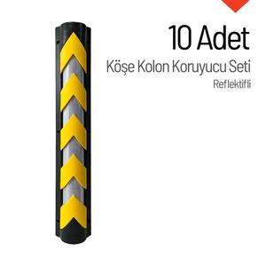 ชุดป้องกันเสาเข็มสะท้อนแสงสำหรับอุปกรณ์จอดรถ จำนวน 10 ชิ้น - Product Image 4