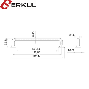 High Quality Erkul Zamak & Aluminium Furniture Handles-Classic <b>Antique</b> Design for Drawer Kitchen Hotel Use-Best Price Wholesale - Product Image 5