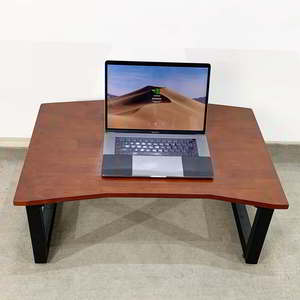 โต๊ะนั่งพื้นไม้ยางพาราขนาด 80x60 ซม. ขาพับได้ รุ่น IDE68003 ดีไซน์พับเก็บได้สะดวก - Product Image 4