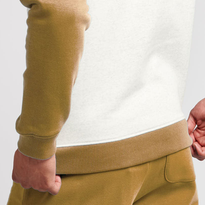 Pull à col roulé pour homme, nouveau, ample, décontracté, avec couleur unie, tricoté en bloc, sweat-shirt et sweat à capuche pour les cheveux - Product Image 5