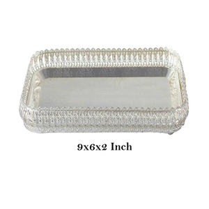 Elegante bandeja de servicio de cerámica de porcelana ecológica para ocasiones festivas decoración del hogar té café aperitivos y aperitivos - Product Image 5