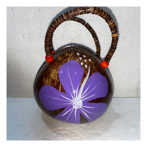 Monedero de cáscara de coco hecho a mano, ecológico y único, ligero con correa fuerte, ideal para salidas de verano, días de playa - Product Image 4