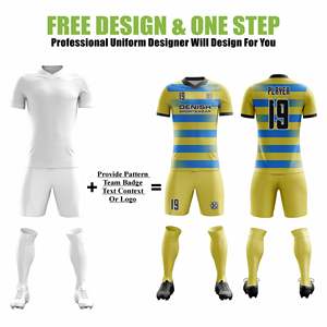 Uniformes de Fútbol Personalizados de Alta Calidad, de Secado Rápido, Transpirables, Ligeros, de Poliéster, con Estampado por Sublimación, Cuello Redondo, para Unisex - Product Image 2