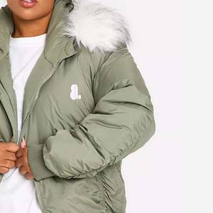 Chaquetas Bomber de Invierno para Mujer, Tejidas, Transpirables, Ecológicas, Resistentes al Viento, de Alta Calidad, Personalizadas, Directamente de Fábrica - Product Image 6