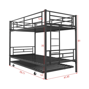 <span class=keywords><strong>Lit</strong></span> superposé d'auberge en métal de luxe pour adultes de haute qualité pour enfants avec toboggan meubles de chambre à coucher lits superposés - Product Image 1