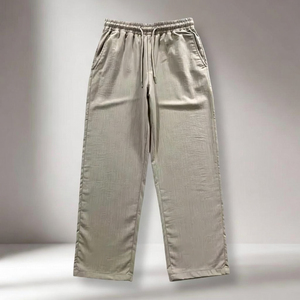 Men's Casual Stylish Mid Waist Customized Color Remi Cotton Straight Loose Fit Eco-Friendly Anti-Wrinkle Summer Colored - Product Image 4
