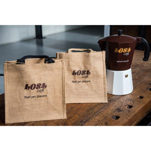 Bolso de mano de yute italiano hecho a mano Solución de compras al aire libre elegante ecológica de alta calidad Sostenible y de moda - Product Image 1