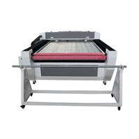 Machine de découpe laser CO2 industrielle automatique pour tissus 1600x2600mm 150W à refroidissement par eau S&A5200 avec support AI/LAS pour bois et cristal