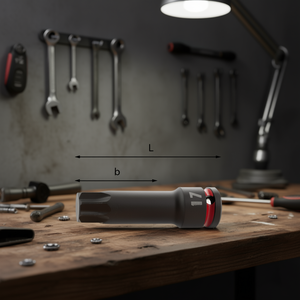 1/2'' <b>Impact</b> <b>Socket</b> Bits with X-Grip Profile for Hex Screws Usag Product - Product Image 3