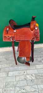 อานจักรยานลุยน้ำตะวันตก17 "ทำด้วยมือหนังพรีเมี่ยมต้นไม้ไม้ทนทานและอลูมิเนียมโกลนช่วยเพิ่มความมั่นใจของผู้ขับขี่ - Product Image 6