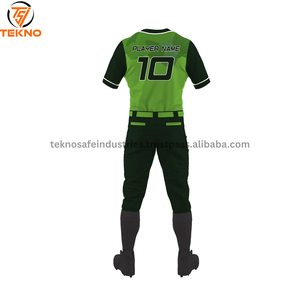 Uniformes de béisbol de equipo de diseño personalizado precio bajo nuevo patrón al por mayor popular nuevo diseño mejor calidad uniforme de béisbol OEM - Product Image 4