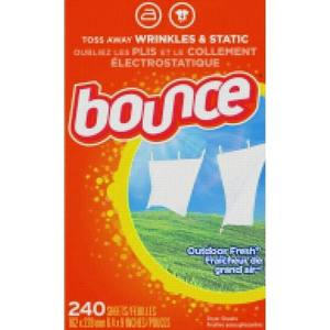 Bounce assouplissant et feuilles de séchage, frais d'extérieur, 240 pièces - Product Image 1