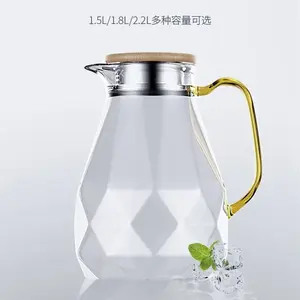 Tetera de Vidrio de Estilo Chino de Lujo con Juego de Tazas, Jarra de Agua de Cerámica Moderna para Café, para Fiestas, Días Festivos, Disponible para Hoteles - Product Image 2
